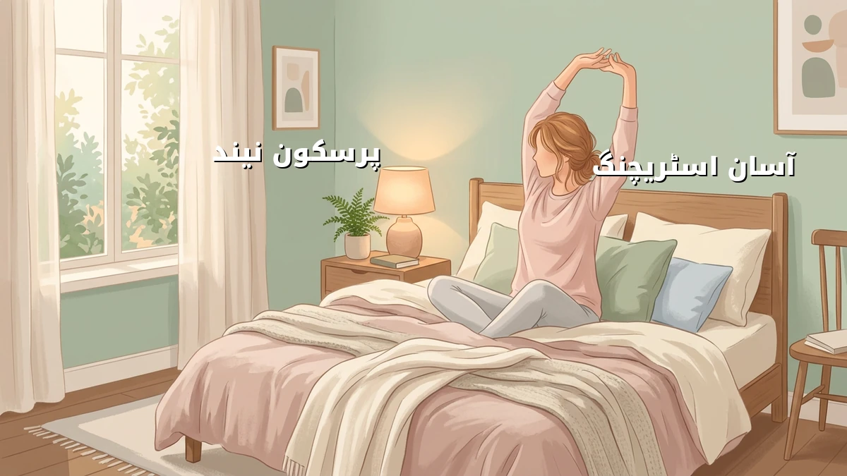 بستر پر اسٹریچنگ: ذہنی سکون اور تھکن دور کرنے کے آسان طریقے
