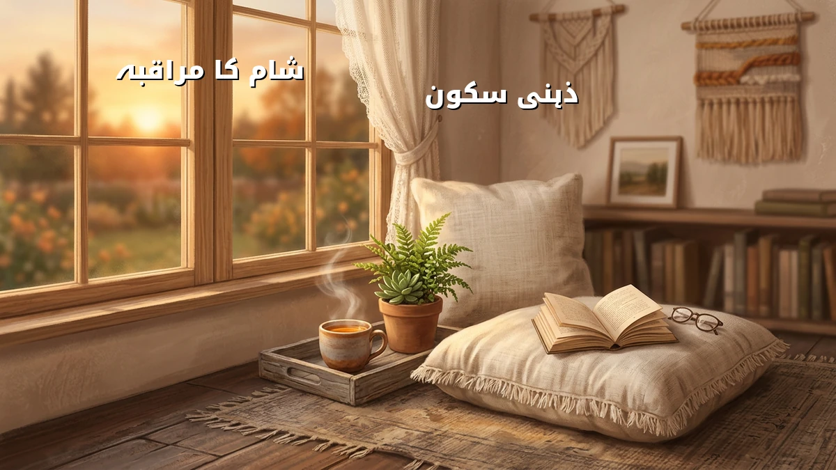کام کی تھکن دور کرنے کے لیے شام کا مراقبہ