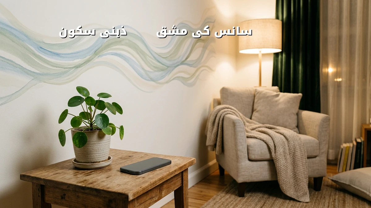 موبائل تھکن کے لیے 3 منٹ کی سانس کی مشق
